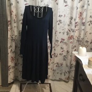 Lane Bryant Black Long Sleeve Dress